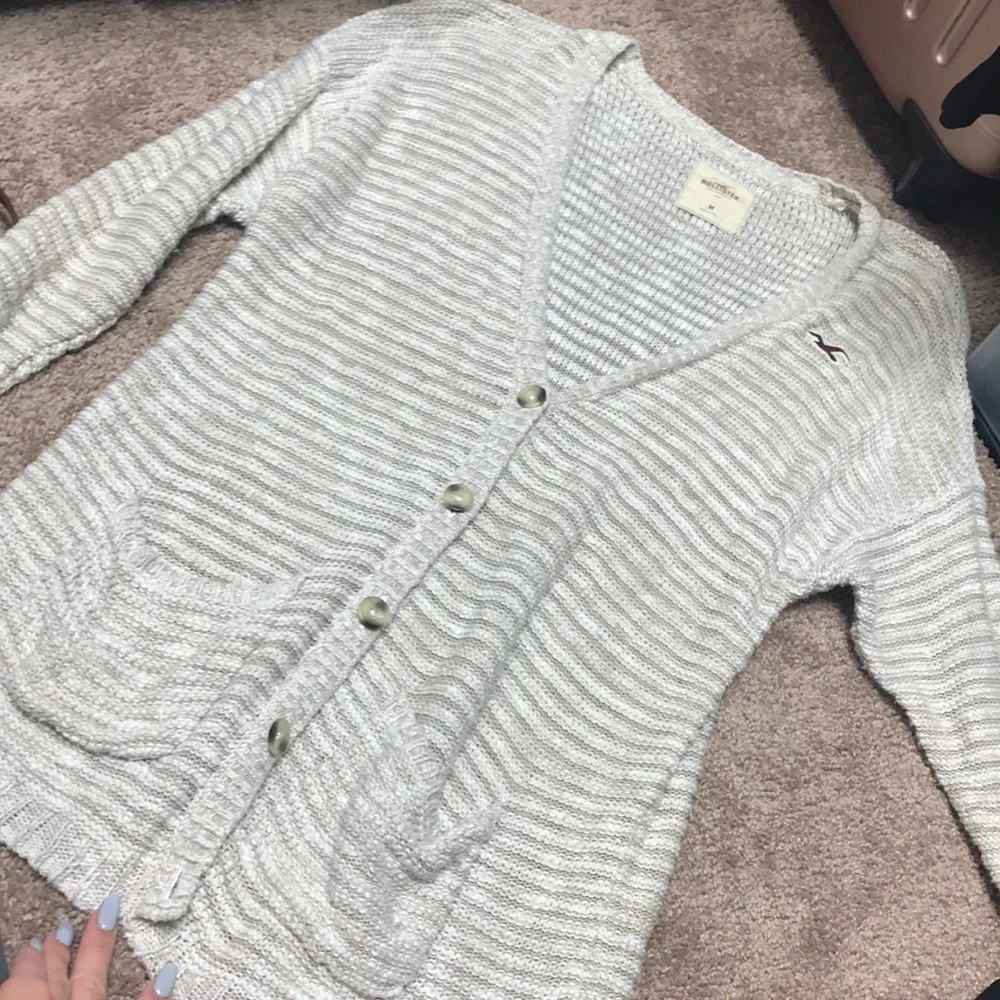 Hollister Crochet Cardigan